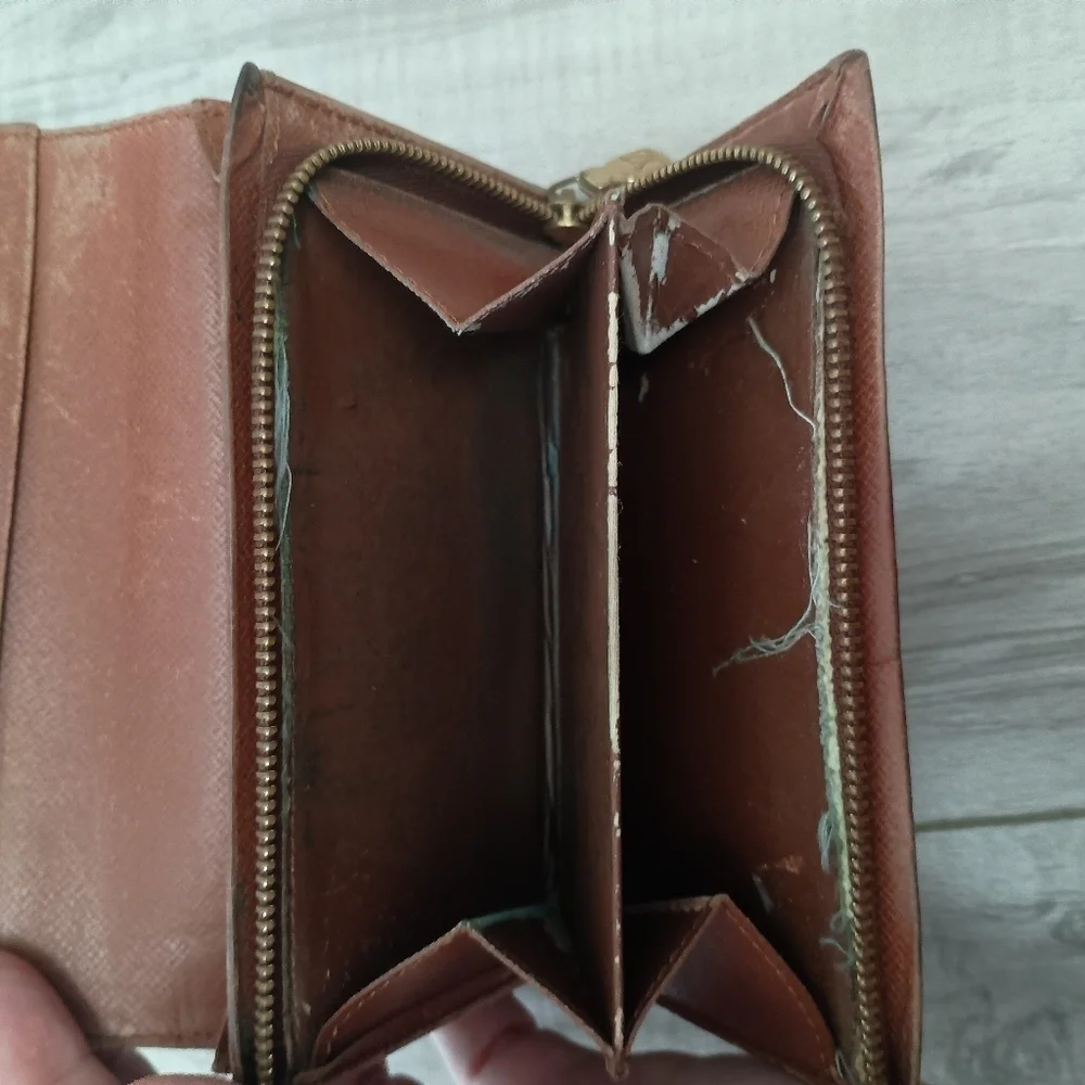 Authentic Louis Vuitton Monogram Porte-Monnaie Tresor Wallet